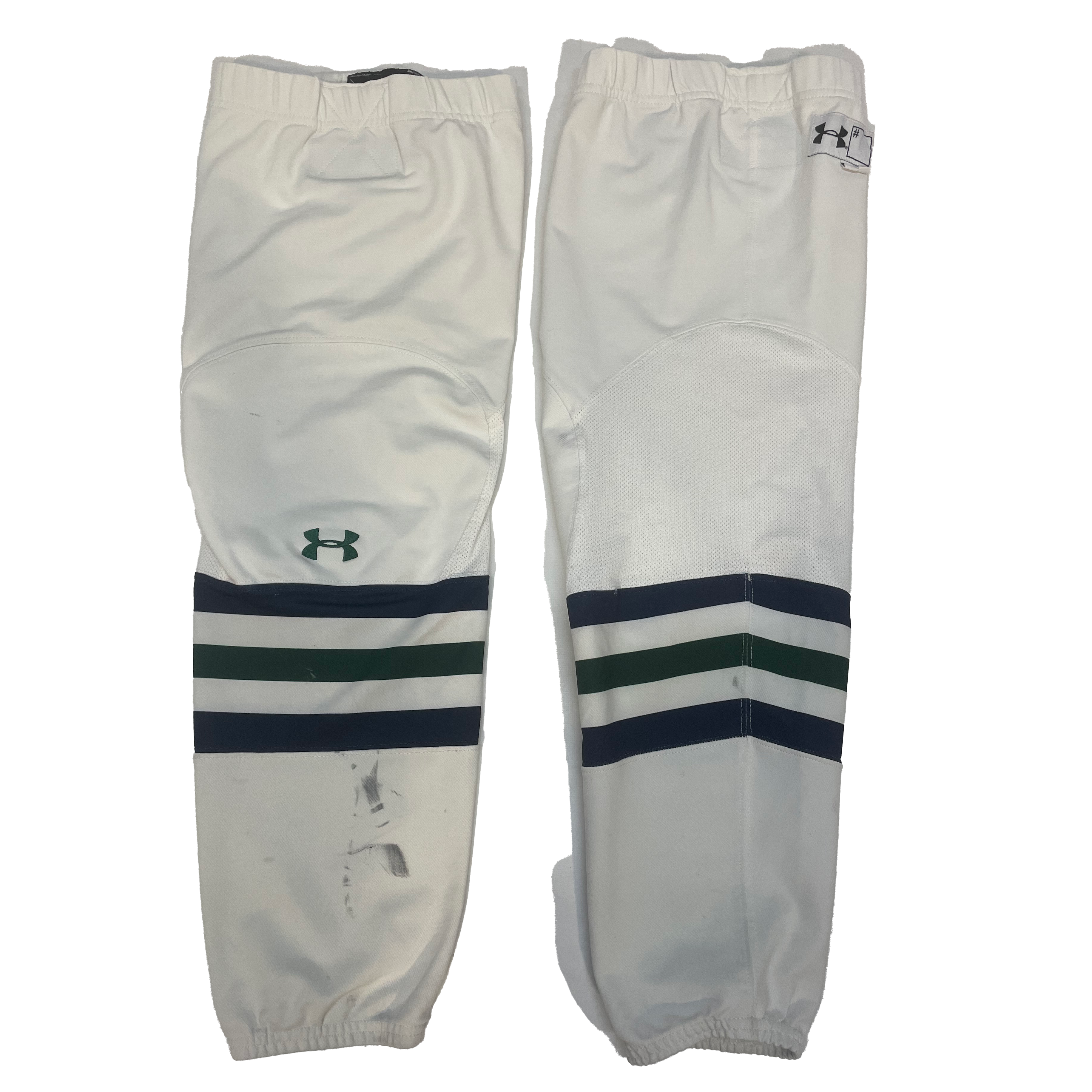 NCAA - Chaussettes Under Armour d'occasion (blanc/bleu marine/vert)